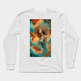 Sunset of cosmic ocean 4 Long Sleeve T-Shirt